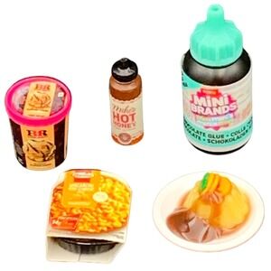 ZURU Mini Brands Fill The Fridge Mini Mini's Collectible Food Condiments Toy Set